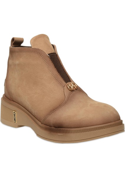 D25KB-8085 Günlük Bej Kadın Bot