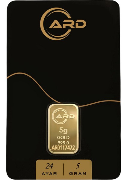 5 gr 24 Ayar 995 Milyem Ard Gram Altın fiyatları