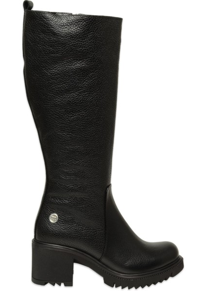 D25KC-2330 Kalin Topuklu Günlük Siyah Kadın Çizme fiyatları