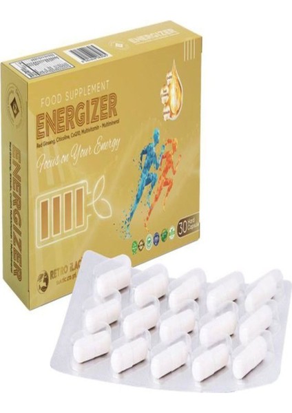 Asfstore Retro Energizer Plus 30 Kapsül