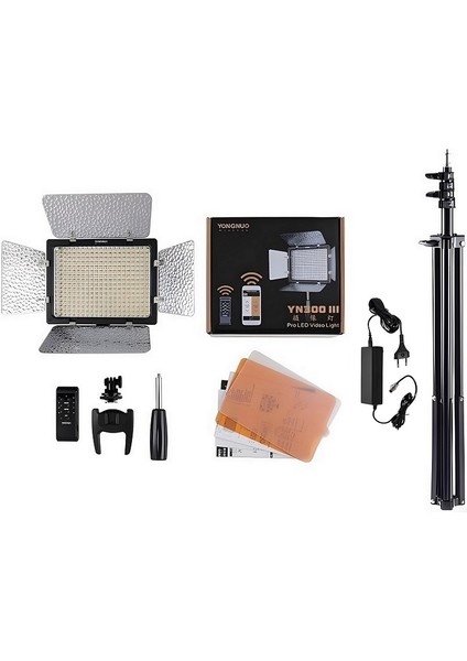 YN300-III Bi-Color LED Işık Seti (3200-5500K) modelleri