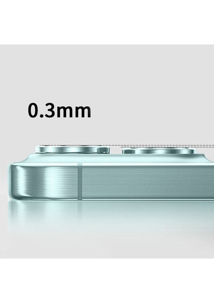 Apple iPhone 17 Mikro 0.3 mm Ar Kaplama 9h Kamera Lens Koruyucu Açık Yeşil indirimleri