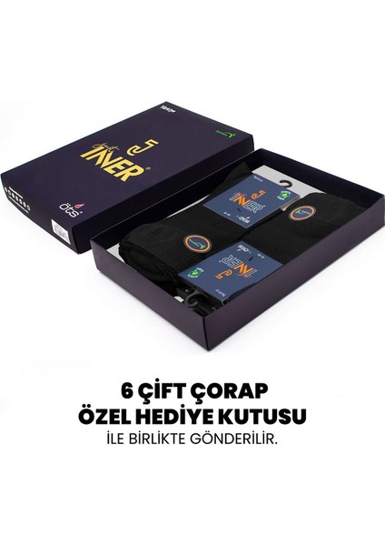 Erkek Çorap 6'lı (Bambu) modelleri