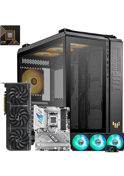 Amd Ryzen 7 9800X3D 64GB Ddr5 6000MHZ 2tb M2 16GB RTX5070TI Oc W11P
