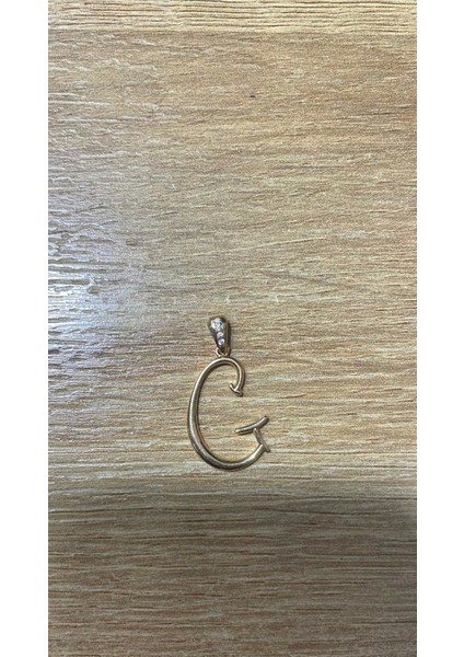 14 Ayar Altın G Harfli Kolye Ucu 449 fırsatları