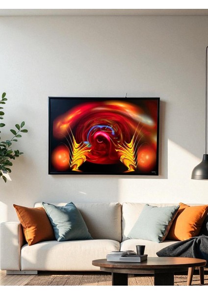 Dekoratif Soyut Tablo 70 x 100 cm CAN007 - Ev - Otel - Ofis - Hastahane - Kafe - Restourant Dekorasyonu