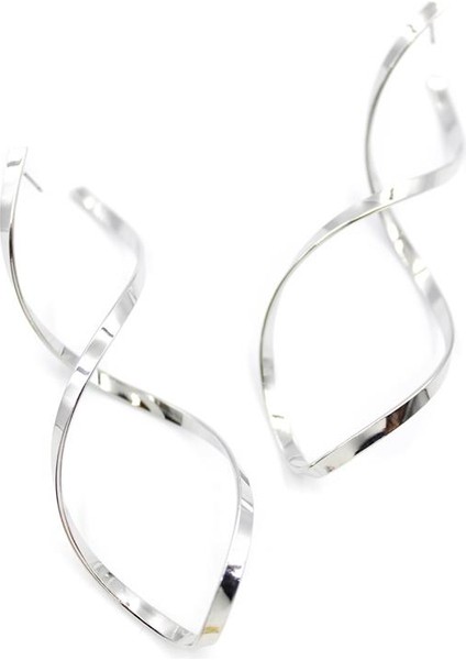 Dalgalı Küpe - Gümüş fiyatları