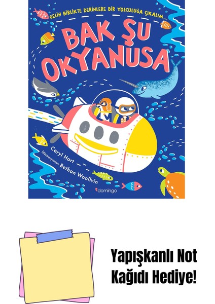 Bak Şu Okyanusa + Yapışkanlı Not Kağıdı