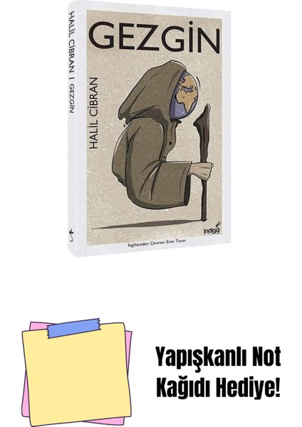 Gezgin/ Halil Cibran (Kapak Resmi Değişebilir) + Yapışkanlı Not Kağıdı