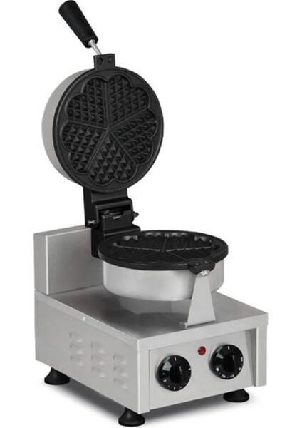 WFL11.E12 Zamanlayıcılı Kalp Tekli Waffle Makinesi, Elektrikli