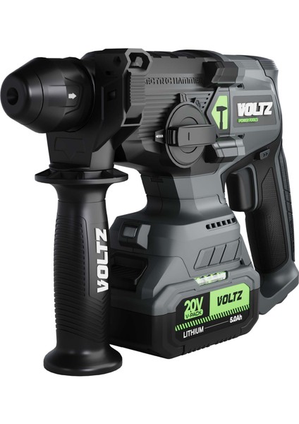 Voltz - 2.5 Joule - 20 Volt 5 Amper Akülü Kırıcı Delici Hilti Sds Plus (Vzhd-20)