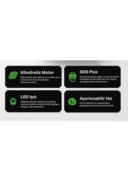 Voltz - 2.5 Joule - 20 Volt 5 Amper Akülü Kırıcı Delici Hilti Sds Plus (Vzhd-20) modelleri