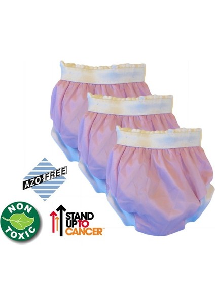 Edolika Sema Baby Lüks Alıştırma Külodu 3 Lü Paket 16-22 kg - Pembe 8682476853094