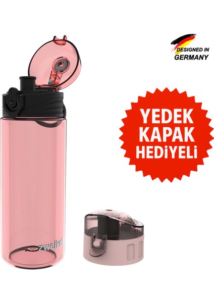 Lento Jr Switch Pembe Bpa Içermez 500 ml Tritan Su Matarası