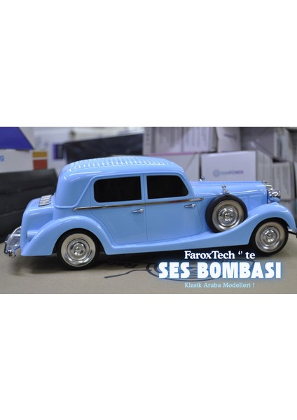 Bluetooth Araba Modeli Hoparlör | Usb, Sd Kart, Aux, Güçlü Ses Çıkışı | Klasik Araba fiyatları