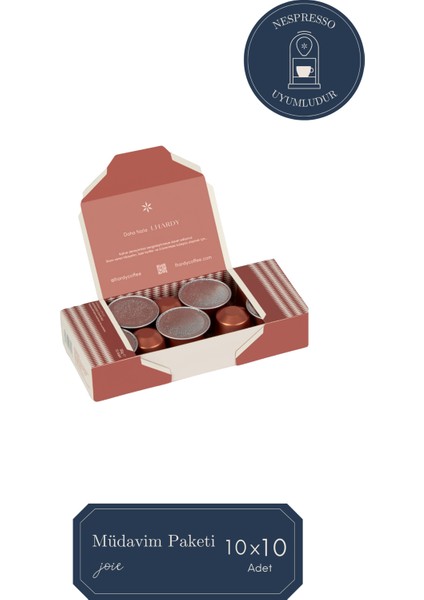Joie Kapsül Kahve Müdavim Paket (10 x 10 Adet Kapsül Içerir) indirimleri