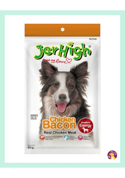 Bacon ve Tavuk Aromalı çubuk Köpek Ödülü (60GR)