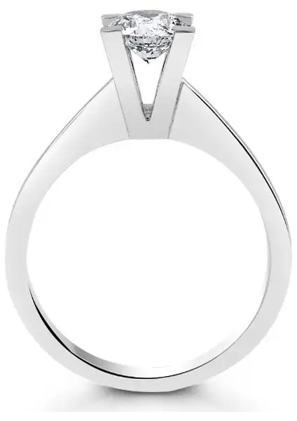 0,40 Karat F Renk Hrd Sertifikalı Pırlanta Tektaş Yüzük fiyatları