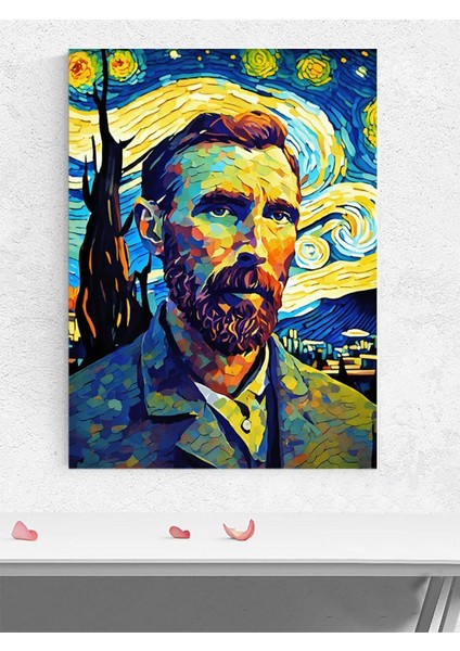 Van Gogh Portresi Izlenimcilik Sanatsal Poster - Afiş - Dekorasyon