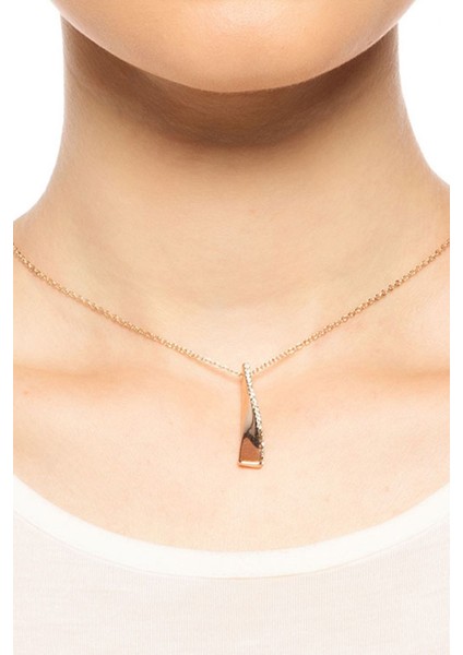 Sıralı Stün Zirkon Taşlı Altın Renkli Kolye fiyatları