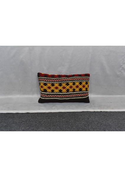 Yeni El Dokuma Dekoratif Lumbar Kilim Kırlent Yastık Kılıfı 6140 modelleri
