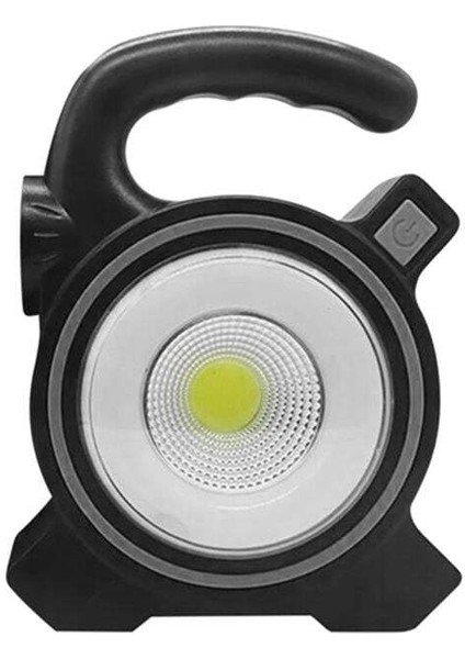 Powermaster JY-819A Cob ve Angel Led'li 3 Modlu Solar + USB Şarjlı Çalışma Lambası