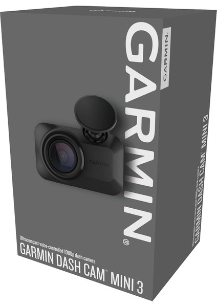 Dash Cam Mini 3 - Ultra Kompakt Tasarım, 1080P Kayıt, Sesli Kontrol, Otomatik Kaza Tespiti
