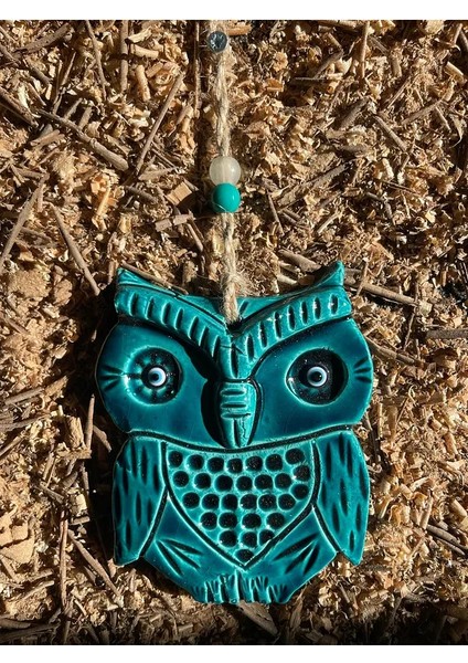 El Yapımı - Baykuş Duvar Süsü- Duvar Dekorasyon – Balkon Dekorasyonu