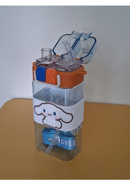 Çift Ağızlı Karakterli Matara Suluk 550 ml fırsatları