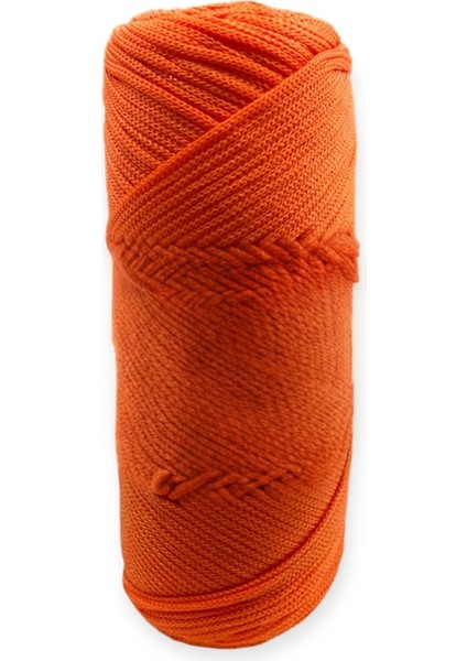 Makrome Ipi 3mm Polyester Turuncu Simli