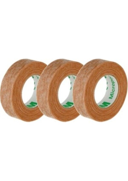 Micropore Estetik Burun Bandı - Yumuşak Yapışma, Yüksek Hava Akışı, Lateks İçermez, 1,25 cm x 9,1 m, 3'lü Paket, Profesyonel Kalite, Medikal Standartlara Uygun modelleri
