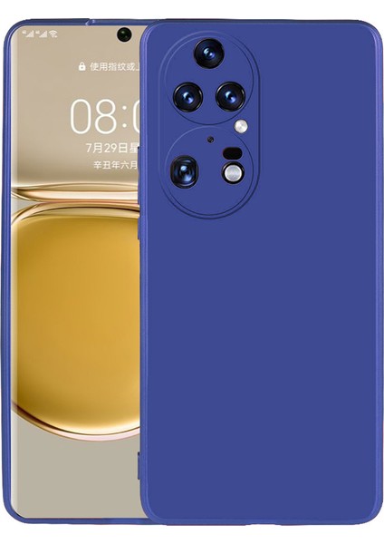 Huawei P50 Pro Kılıf Renkli Esnek Kırılmaz Yumuşak Dokulu Premier Silikon Kapak