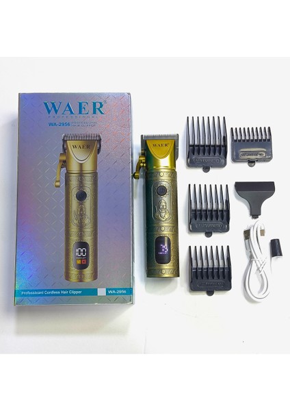 Waer Profesyonel Kablosuz Saç Kesme Makinesi - WA-2956