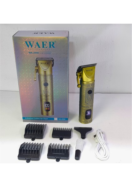 Waer Profesyonel Kablosuz Saç Kesme Makinesi - WA-2956 modelleri