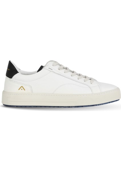 Beyaz Siyah Deri Erkek Spor Ayakkabı 11218-6407AM 11218-6407AM