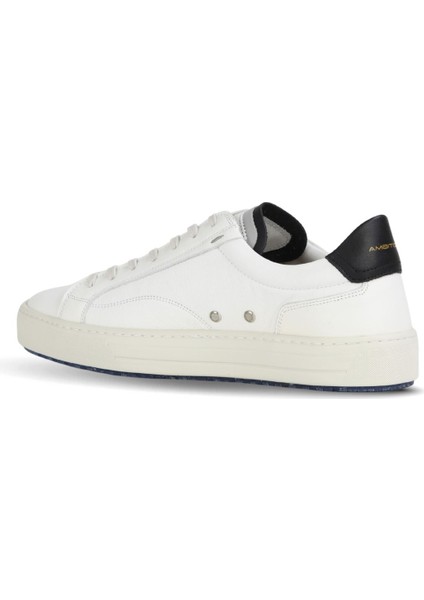 Beyaz Siyah Deri Erkek Spor Ayakkabı 11218-6407AM 11218-6407AM fırsatları
