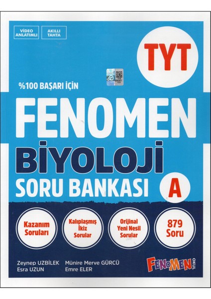 Fenomen Tyt Biyoloji Soru Bankası