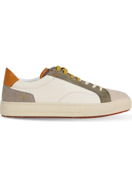 Bej Turuncu Deri Erkek Spor Ayakkabı 11218-1872AM 11218-1872AM