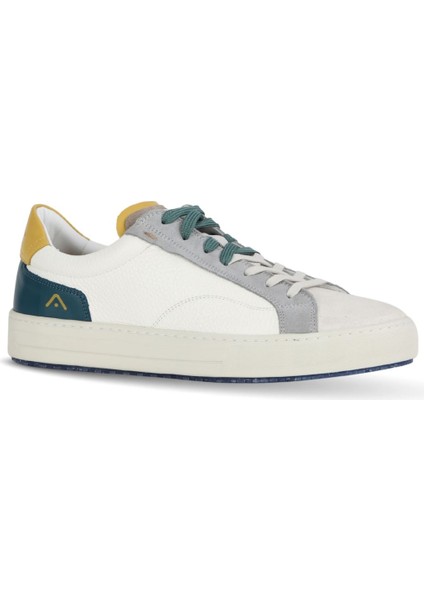 Beyaz Kırık-Gri Deri Erkek Spor Ayakkabı 11218-7335AM 11218-7335AM fiyatları