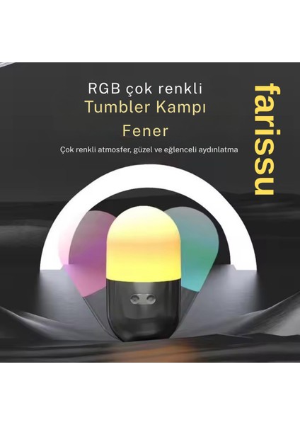 GK-23059 Şarjlı Hacı Yatmaz Kamp ve Masa Lambası – 122 Lümen, 4000 Mah, Rgb Renkli Işık fiyatları