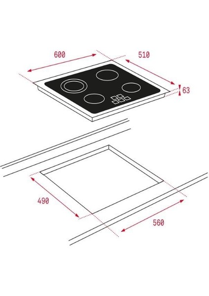 Siyah Ankastre Set ( Tl 6210- Tz 6316 ) modelleri