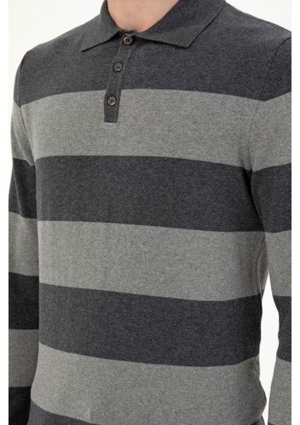 Erkek Antrasit Melanj Kazak /Triko 50297019-VR081