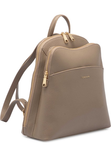 Bej Deri Kadın Sırt Çantası - S1SR00079802-S95 fiyatları