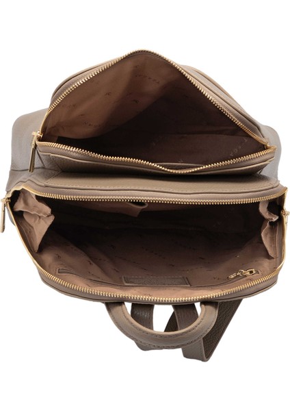 Bej Deri Kadın Sırt Çantası - S1SR00079802-S95 fırsatları