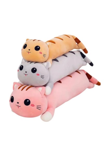 Kedi Uzun Uyku Dostu ve Oyun Arkadaşı Pembe 100CM