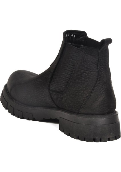 260006 M Siyah Nubuk Hakiki Deri Erkek Bot fırsatları