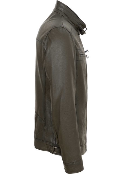 Haki Hakiki Deri Erkek Hakiki Deri Mont - E23KDM310542-R2X modelleri