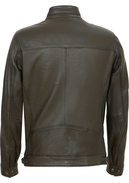 Haki Hakiki Deri Erkek Hakiki Deri Mont - E23KDM310542-R2X fırsatları