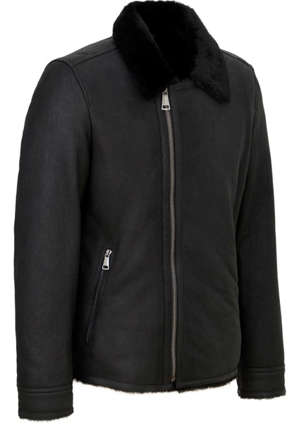 Siyah Hakiki Deri Erkek Hakiki Deri Kaban - E21KDM310196-S1N fiyatları