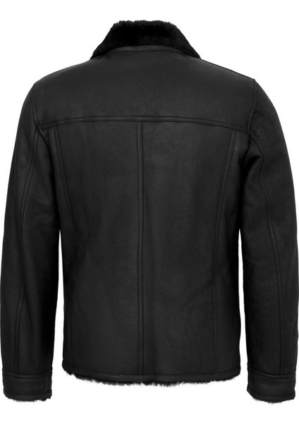 Siyah Hakiki Deri Erkek Hakiki Deri Kaban - E21KDM310196-S1N fırsatları